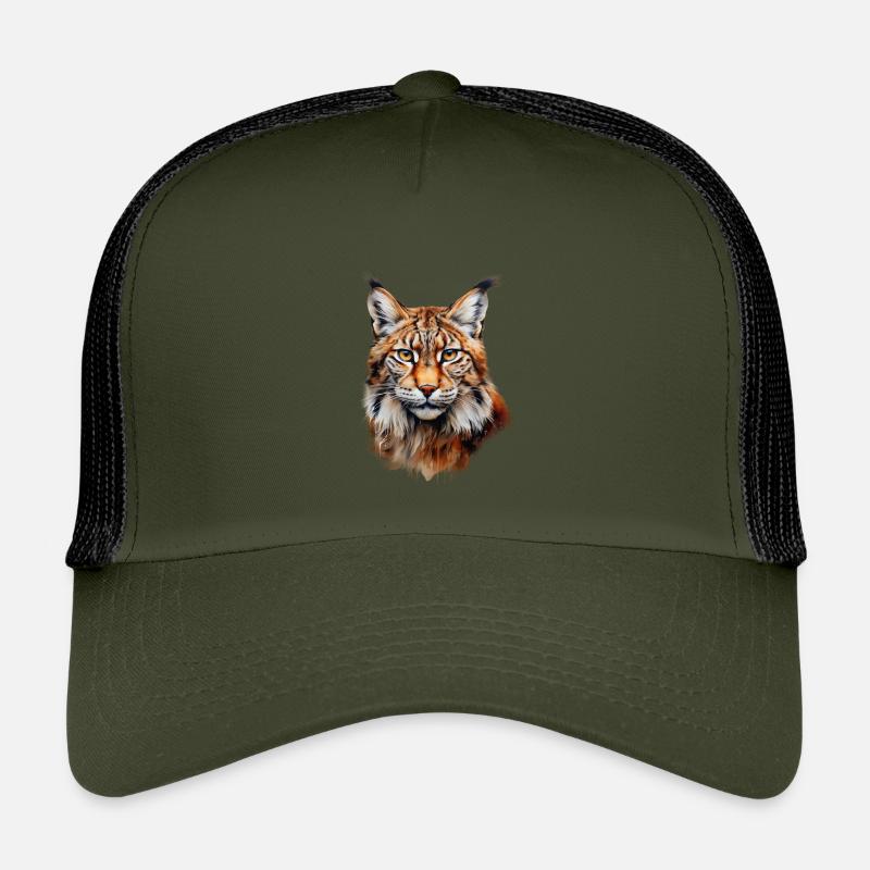 Lynx Portrait – Wild Animal Design Kids’ Trucker Cap