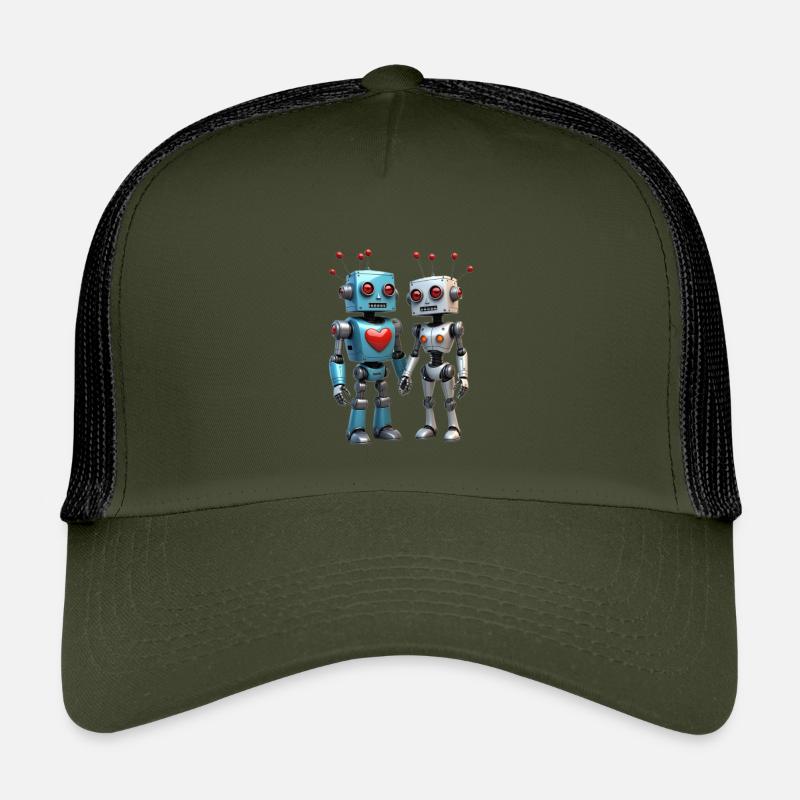 Couple de robots Casquette trucker enfant