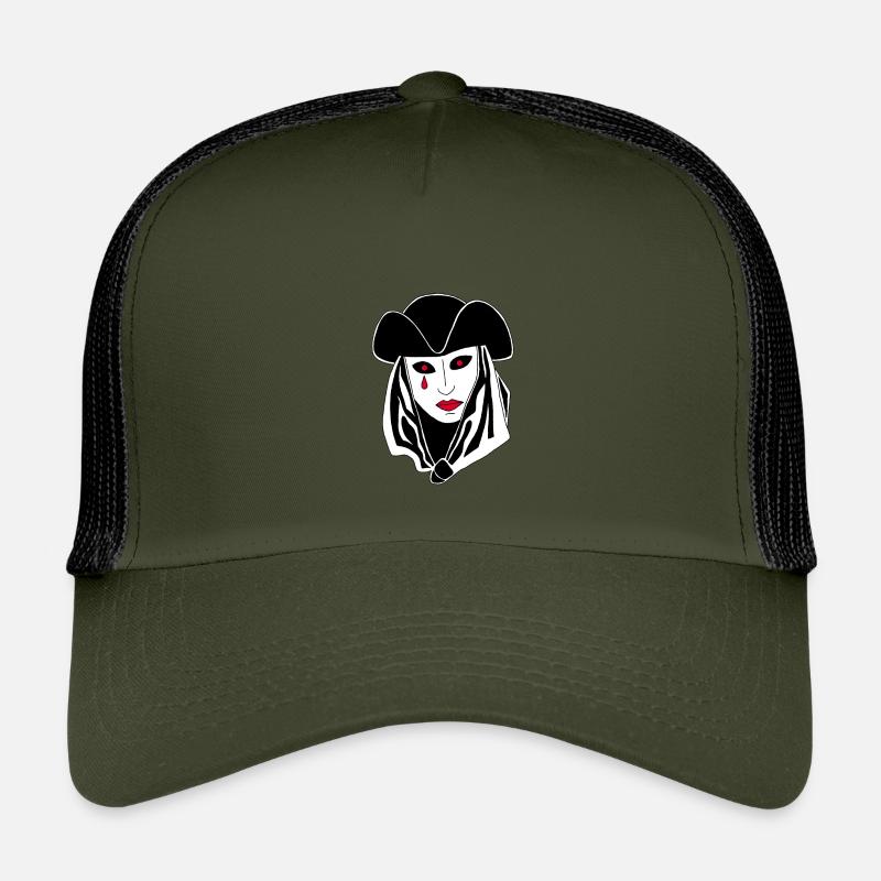 Das Phantom von Venedig - Kinder Trucker-Cap - Olive/Schwarz