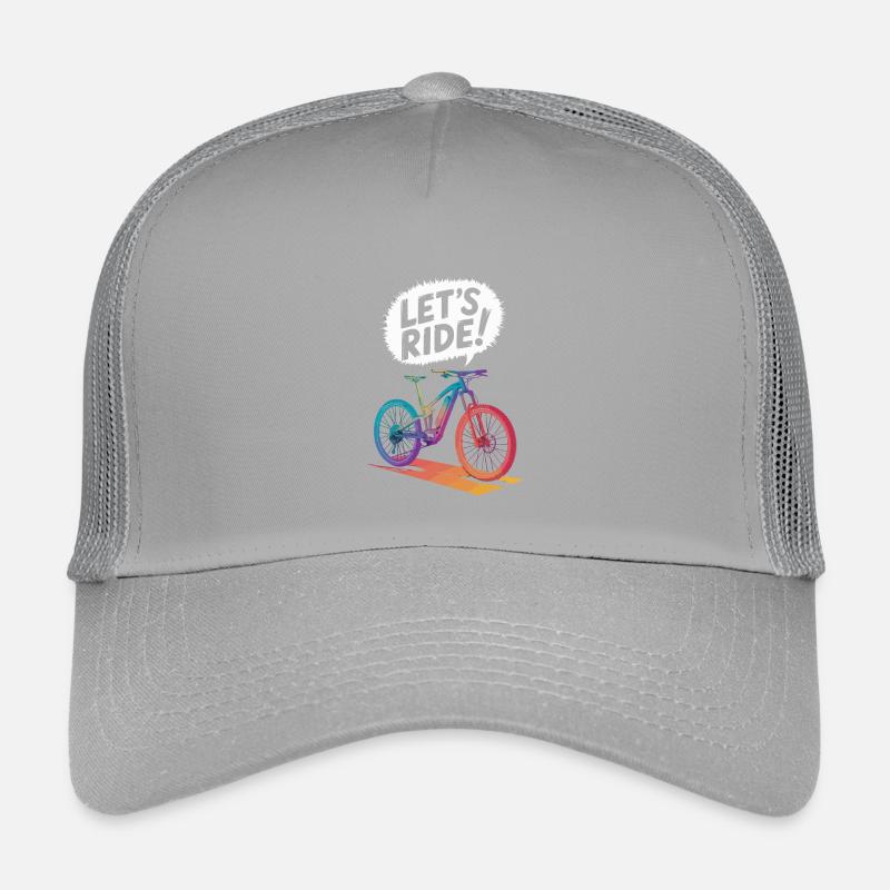 Conception vibrante de balade en VTT Casquette trucker enfant