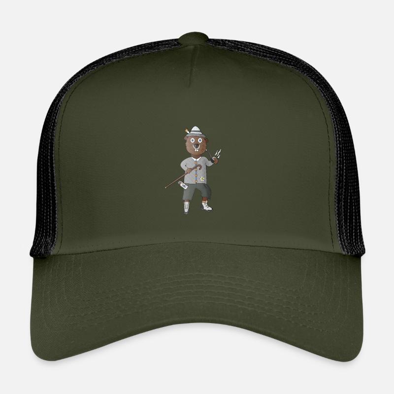 Pfeif drauf Murmeltier geht wandert Kinder Trucker-Cap
