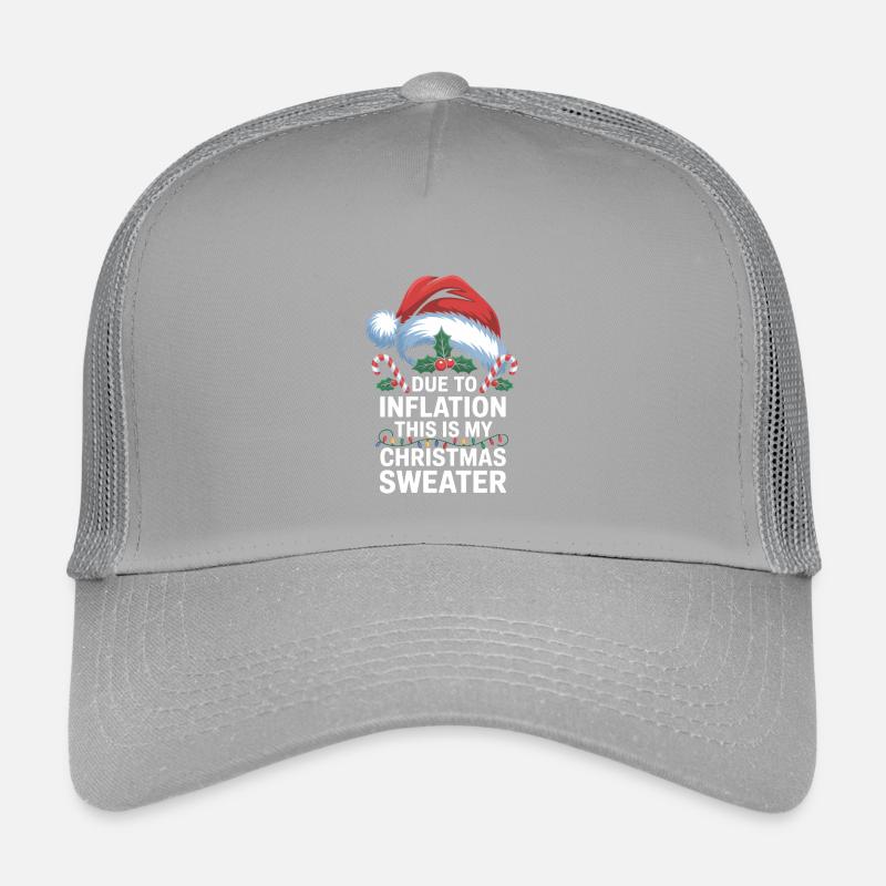 Inflation Weihnachtspullover Wortspiel Kinder Trucker-Cap