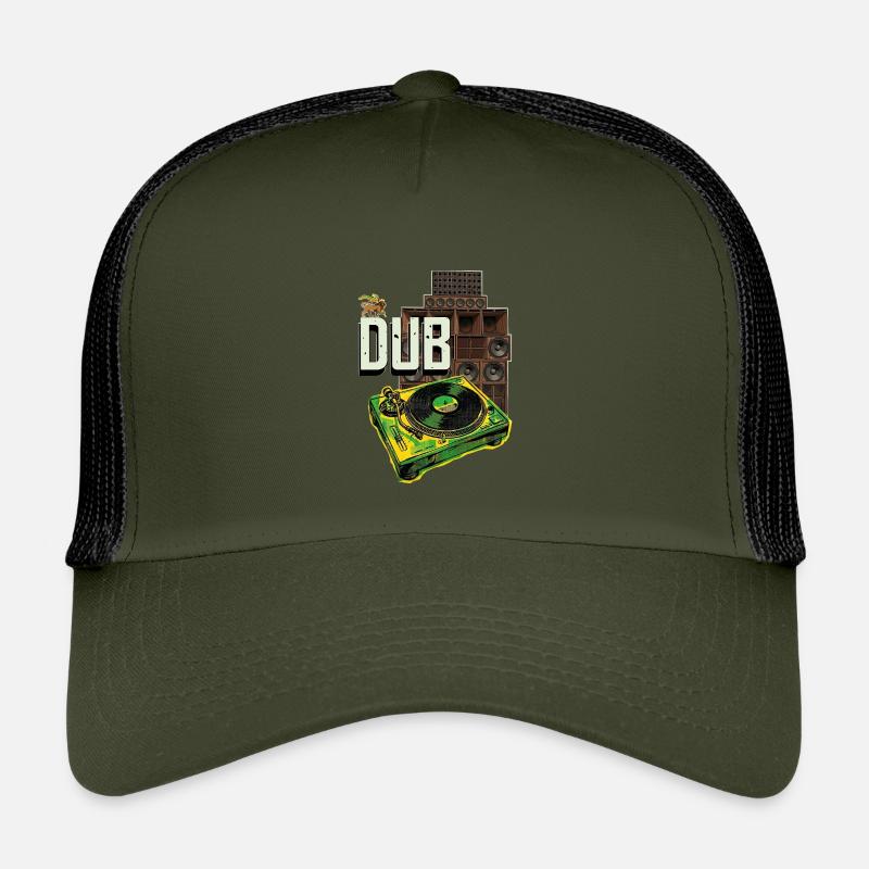 Dub Reggae Soundsystem Turntable Cappellino trucker bambino