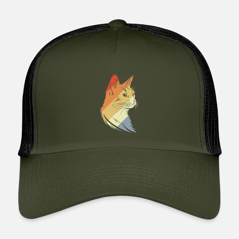 Graphisme Retro Cats Casquette trucker enfant
