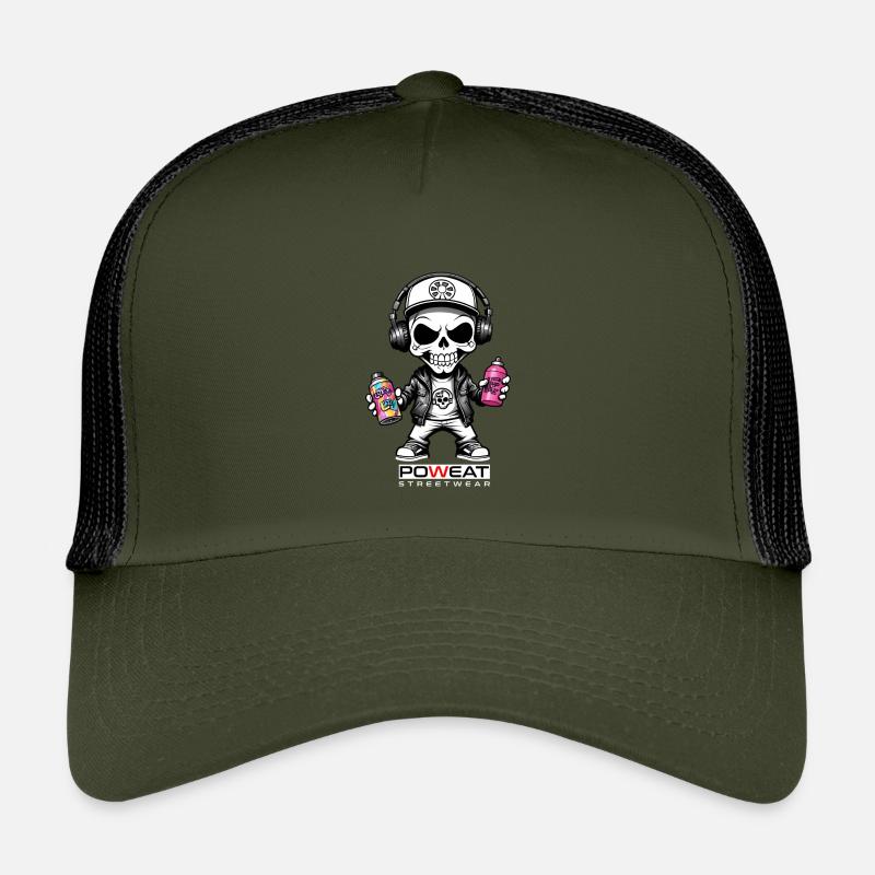 Sprayer Skull Kids’ Trucker Cap