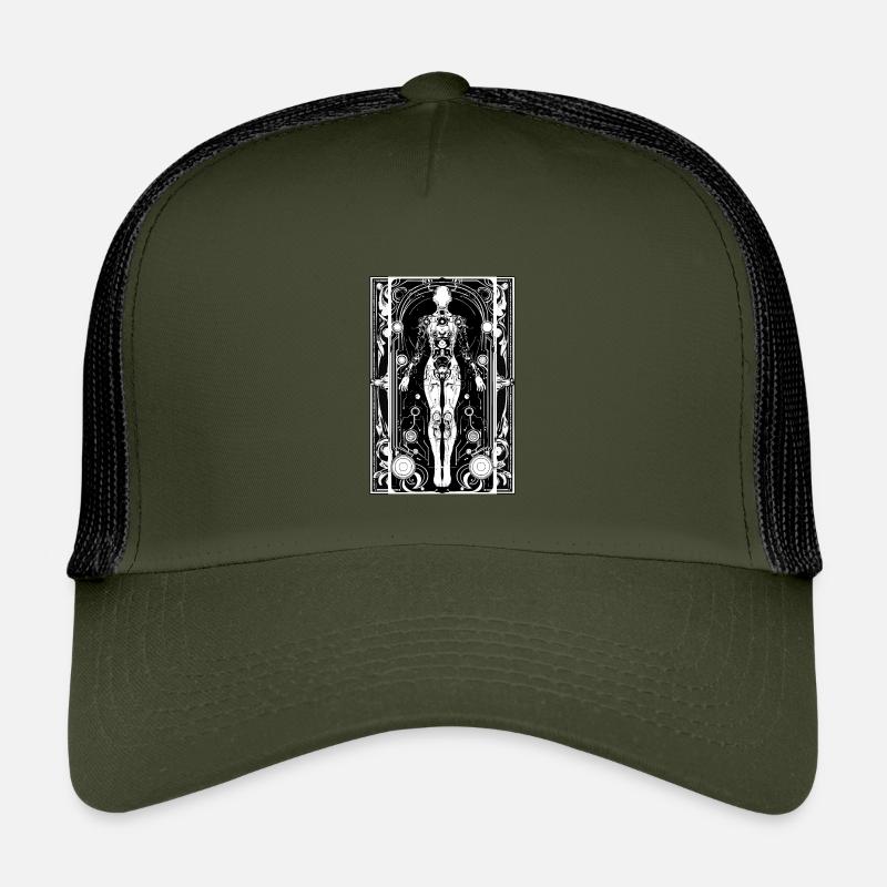 Cyborg Art Nouveau Kids’ Trucker Cap