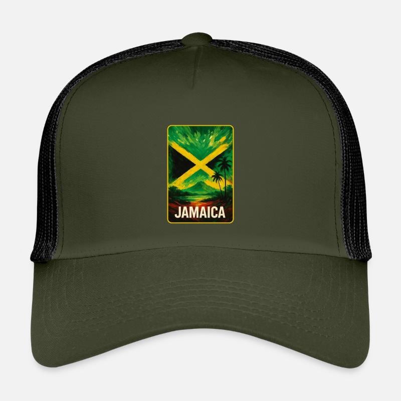 Conception paysagère de la Jamaïque Casquette trucker enfant