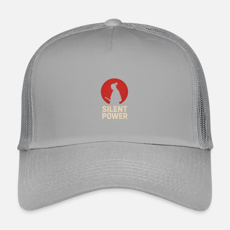 Puissance silencieuse avec Katana Casquette trucker enfant