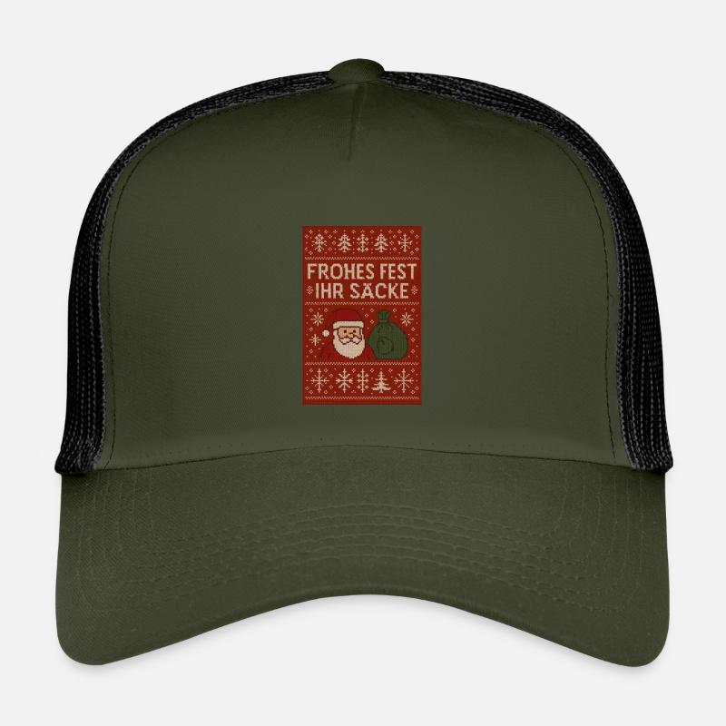 Joyeux Noël, bande de ! Casquette trucker enfant