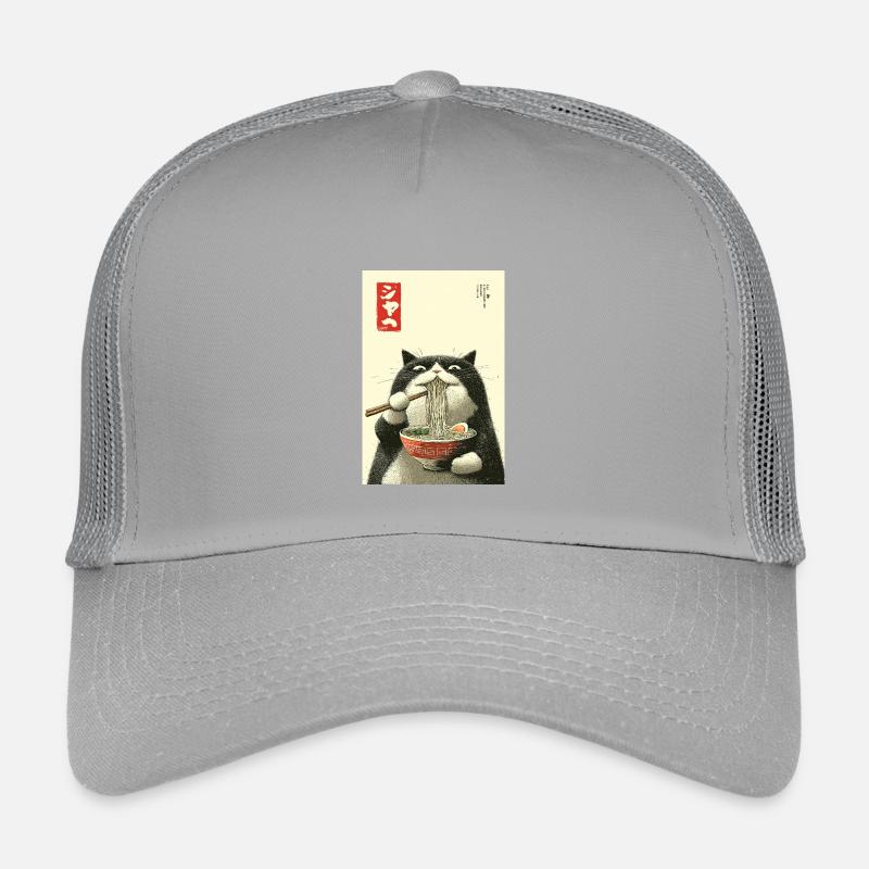 Ramen-Katze im Ukiyo-e-Stil Kinder Trucker-Cap