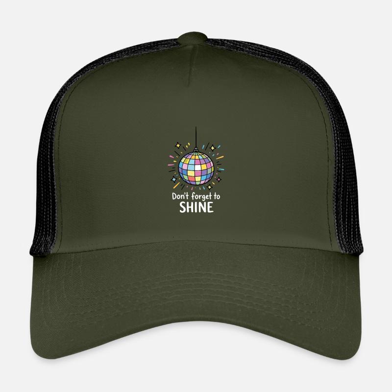 N’oubliez pas de briller – Expression Positive Sparkle Casquette trucker enfant