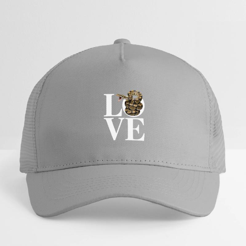 King Python Snakes LOVE Terrarium Python Kids’ Trucker Cap