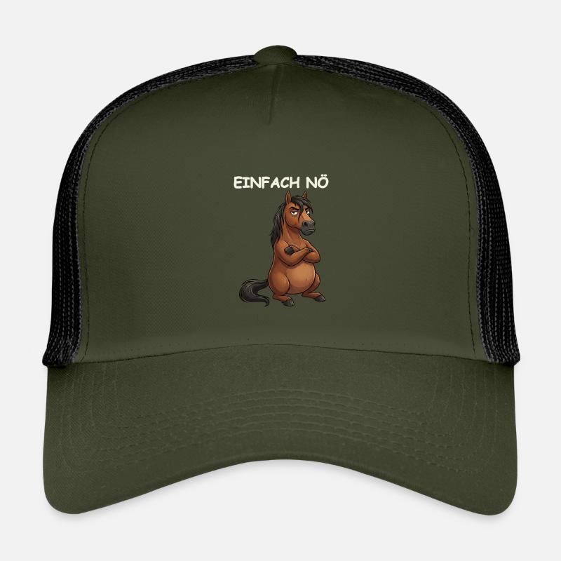 Diction drôle de cheval Casquette trucker enfant