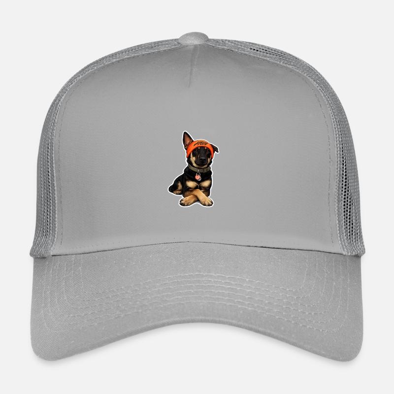 Chien avec un bandeau orange – Compagnon fidèle Casquette trucker enfant
