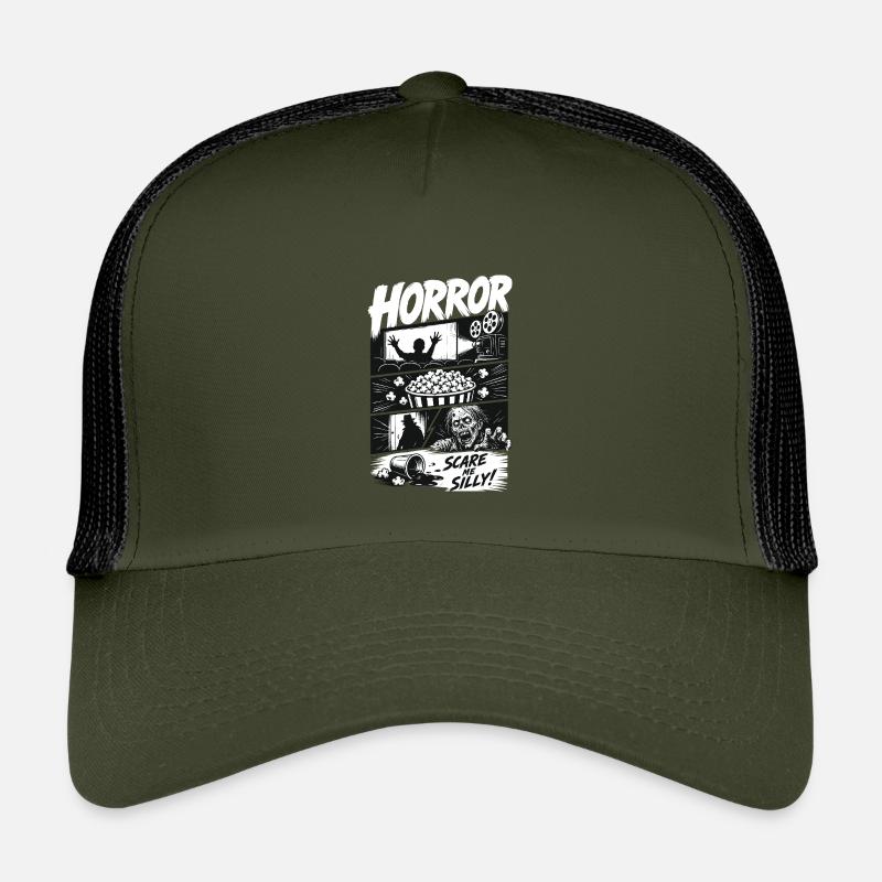 Horror Popcorn Comic Style Casquette trucker enfant