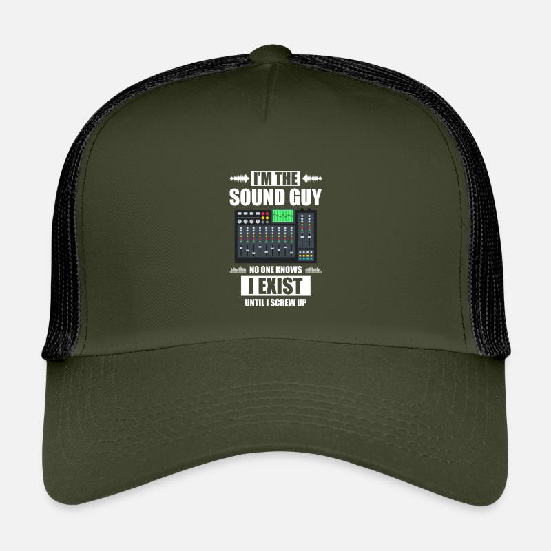 I'm the sound guy Tontechniker Toningenieur - Kinder Trucker-Cap - Olive/Schwarz