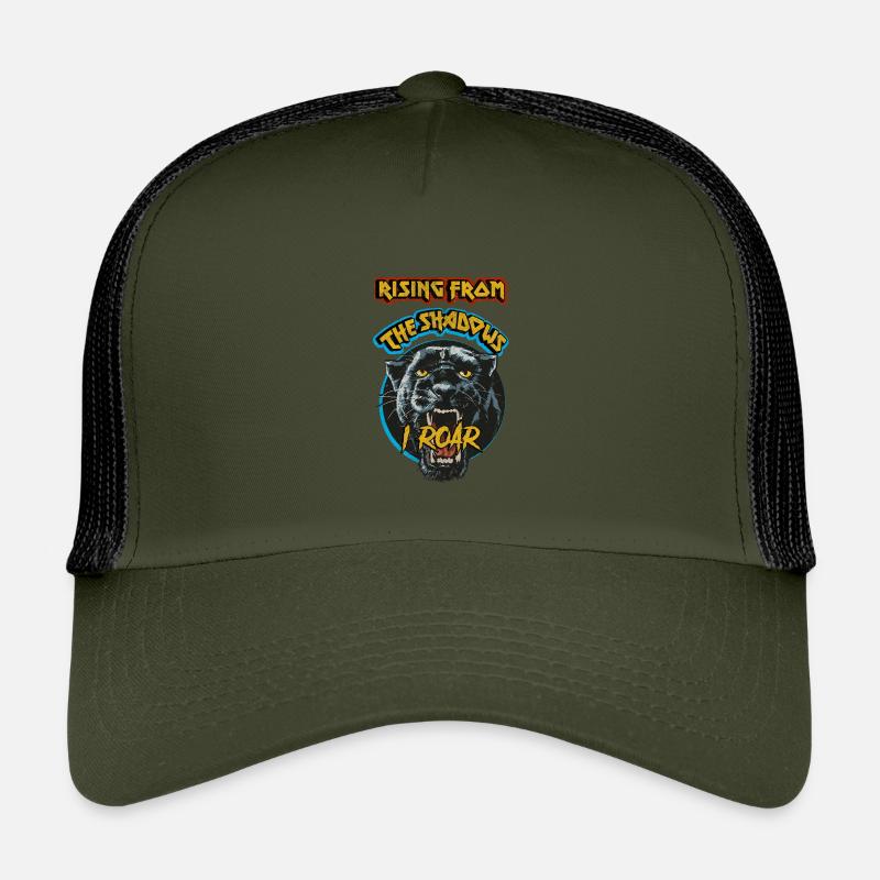 Aus den Schatten aufsteigend - Kinder Trucker-Cap - Olive/Schwarz