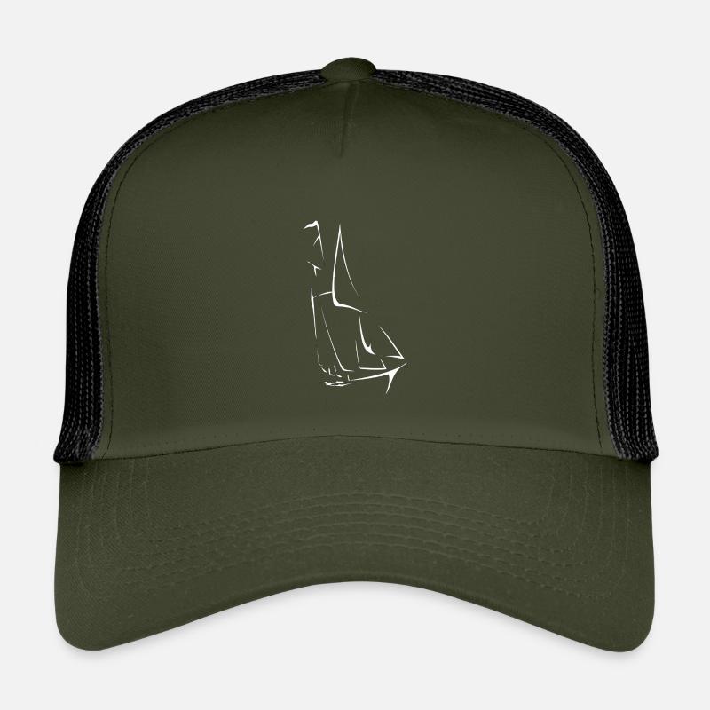 Boot - Kinder Trucker-Cap - Olive/Schwarz