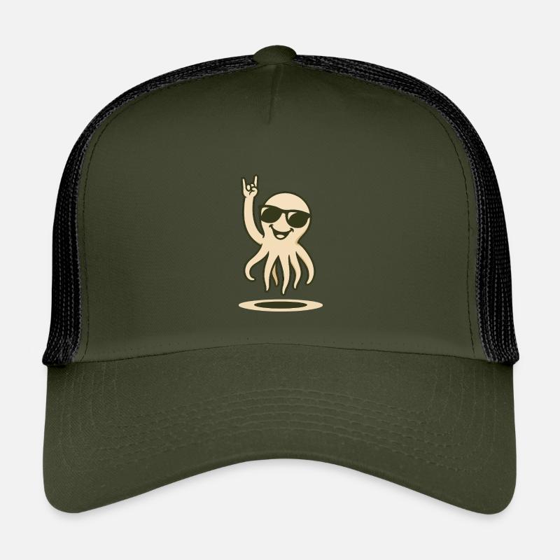 Tentacle Rocker Kinder Trucker-Cap