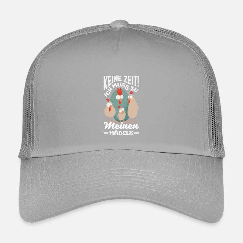 Pas le temps! Je dois aller vers mes filles – des poulets Casquette trucker enfant