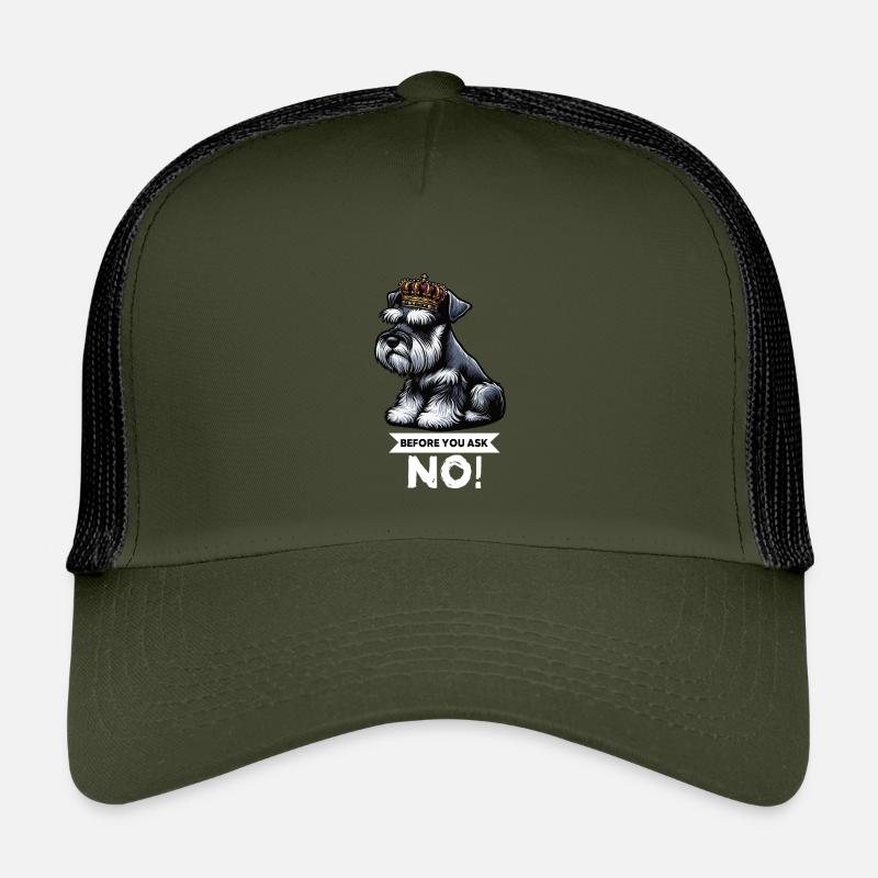 Before You Ask Schnauzer Riesenschnauzer   Kinder Trucker-Cap