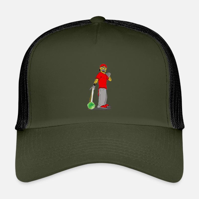 Clown with Sweets - Kinder Trucker-Cap - Olive/Schwarz