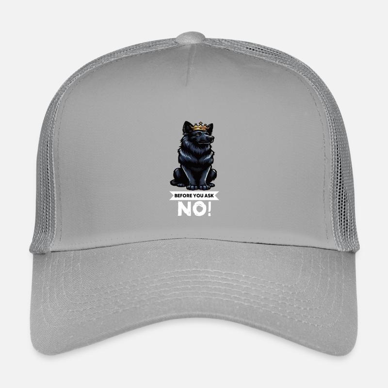 Before You Ask Schwarzer Schäferhund Schäferhunde Kinder Trucker-Cap