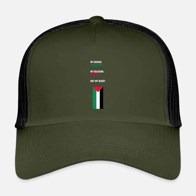ERDLING - Kinder Trucker-Cap - Olive/Schwarz