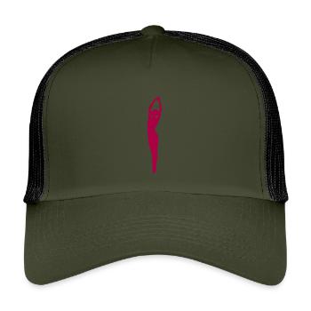 Tanz tanzen - Kinder Trucker-Cap - Olive/Schwarz - Vorne