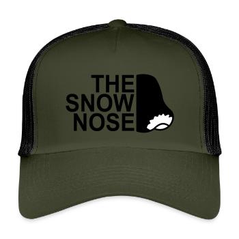 Néons abstraits dans le paysage urbain - Casquette trucker enfant - olive/noir - Devant