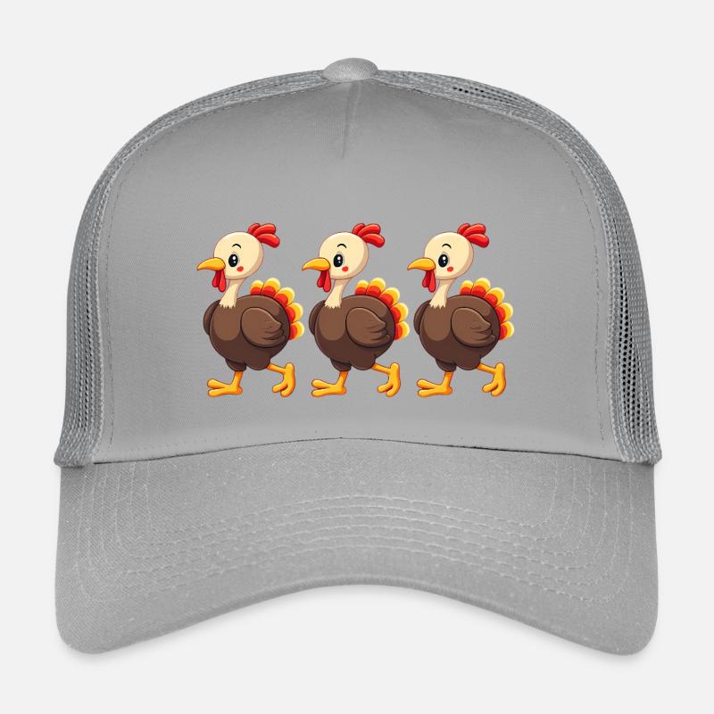 Bébé dinde de Thanksgiving Casquette trucker enfant