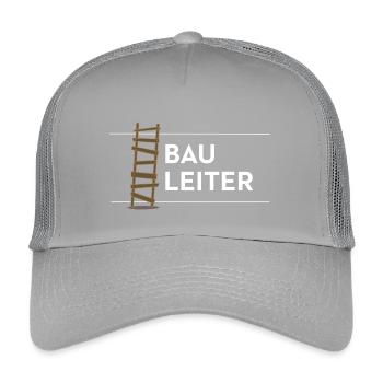 Construction Supervisor – Funny Construction Worker Pun - Kids’ Trucker Cap - light grey - Front