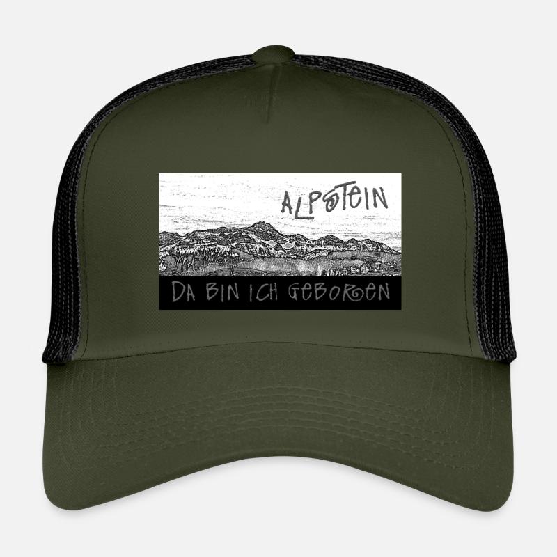 ALPSTEIN - C’est là que je suis né - Suisse Casquette trucker enfant