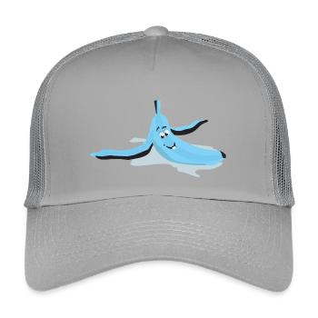 Augerutschte Banane - Kinder Trucker-Cap - Hellgrau - Vorne