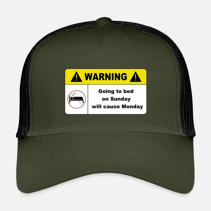Se coucher le dimanche Casquette trucker enfant