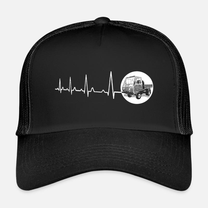 Herzschlag - Multicar M25 - Kinder Trucker-Cap - Schwarz/Schwarz