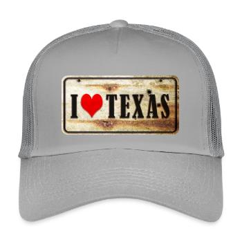 I love Texas - Kids’ Trucker Cap - light grey - Front