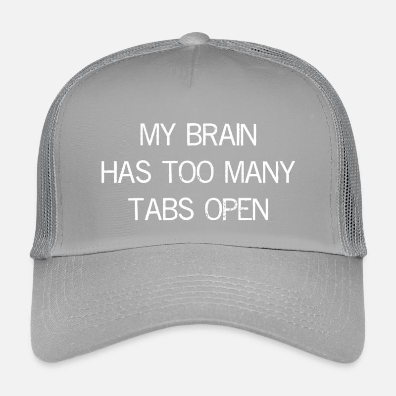 Mon cerveau a trop d’onglets ouverts Casquette trucker enfant