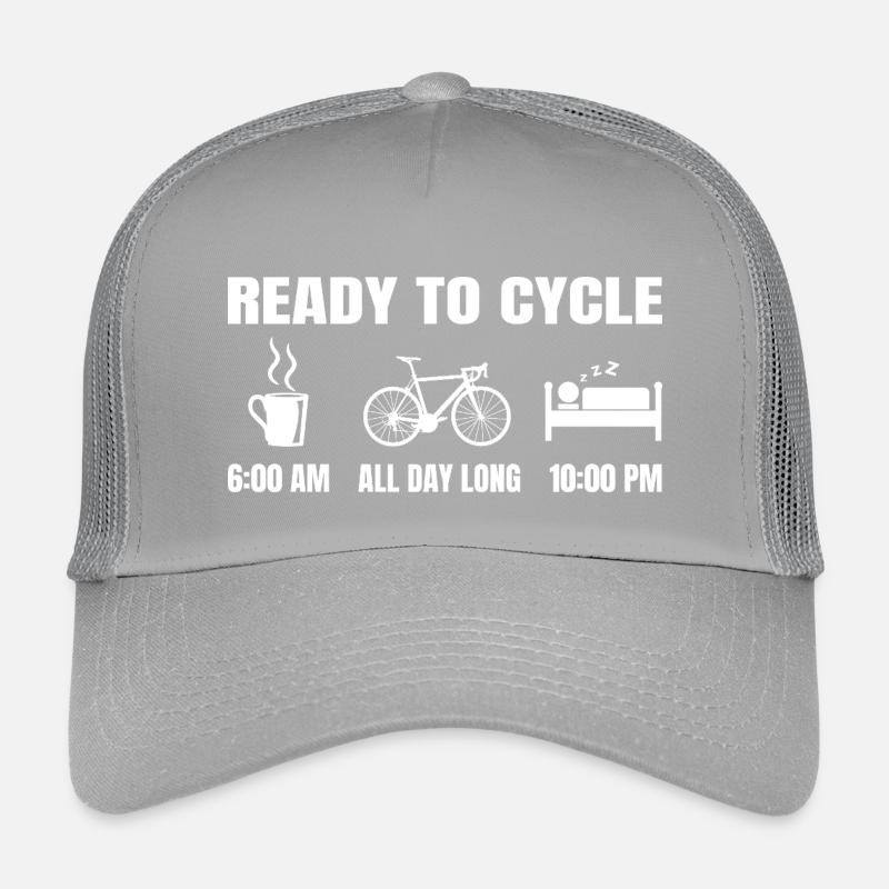 Funny Cyclist Routine Kids’ Trucker Cap
