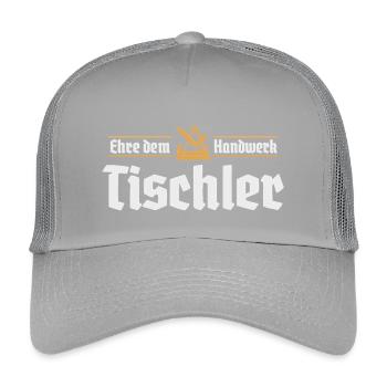 Carpenter Craft Guild Sign Guild Craftsman - Kids’ Trucker Cap - light grey - Front