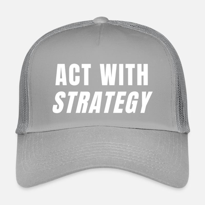 Act With Strategy Success Mindset Power Growth Casquette trucker enfant