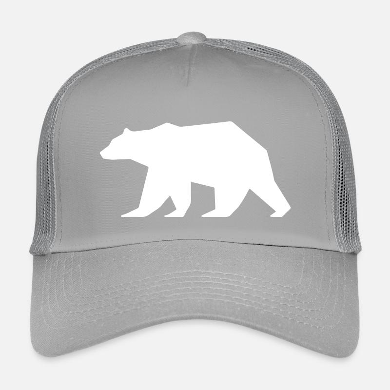 Bär Grizzly Logo Polar Bär Kinder Trucker-Cap