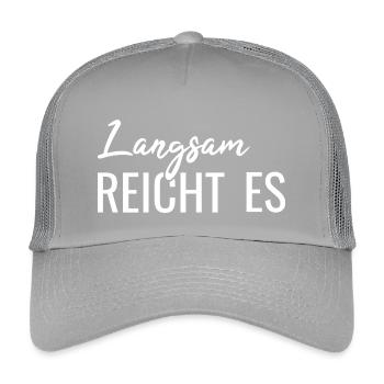 Slowly enough, - Kids’ Trucker Cap - light grey - Front