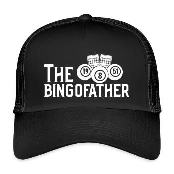 Bingo Player The Bingofather Bingo - Kids’ Trucker Cap - black/black - Front