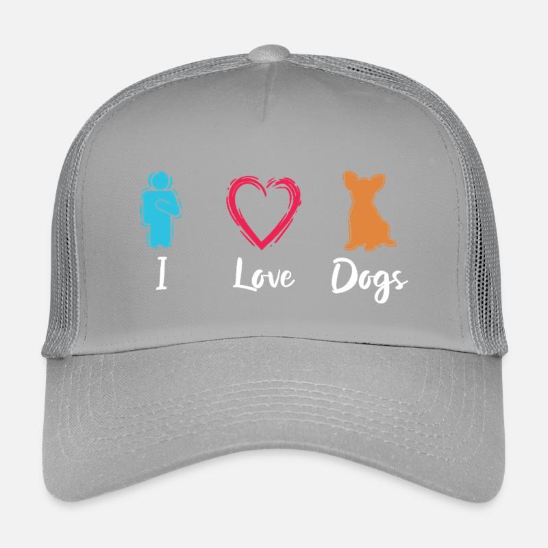 Ich liebe Hunde Kinder Trucker-Cap