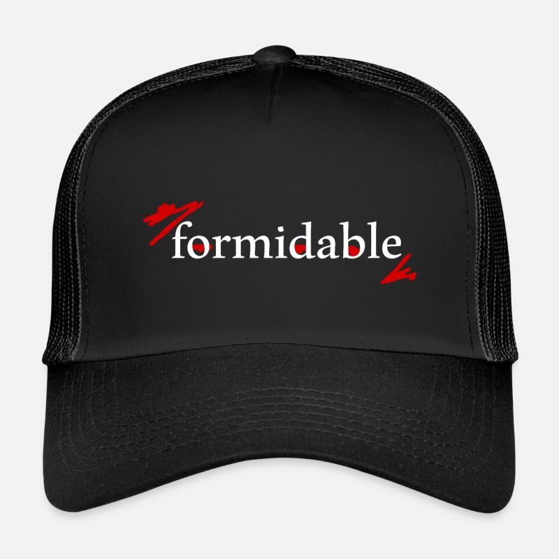 impressively formidable, the statement for YOU! - Kids’ Trucker Cap - black/black