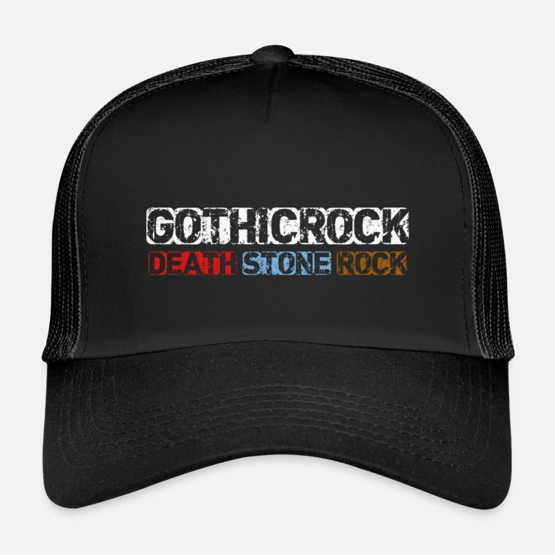 Gothic Rock Musik - Kinder Trucker-Cap - Schwarz/Schwarz