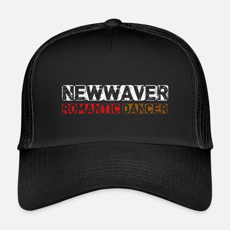 New Waver & Romantic Dancer - Kinder Trucker-Cap - Schwarz/Schwarz
