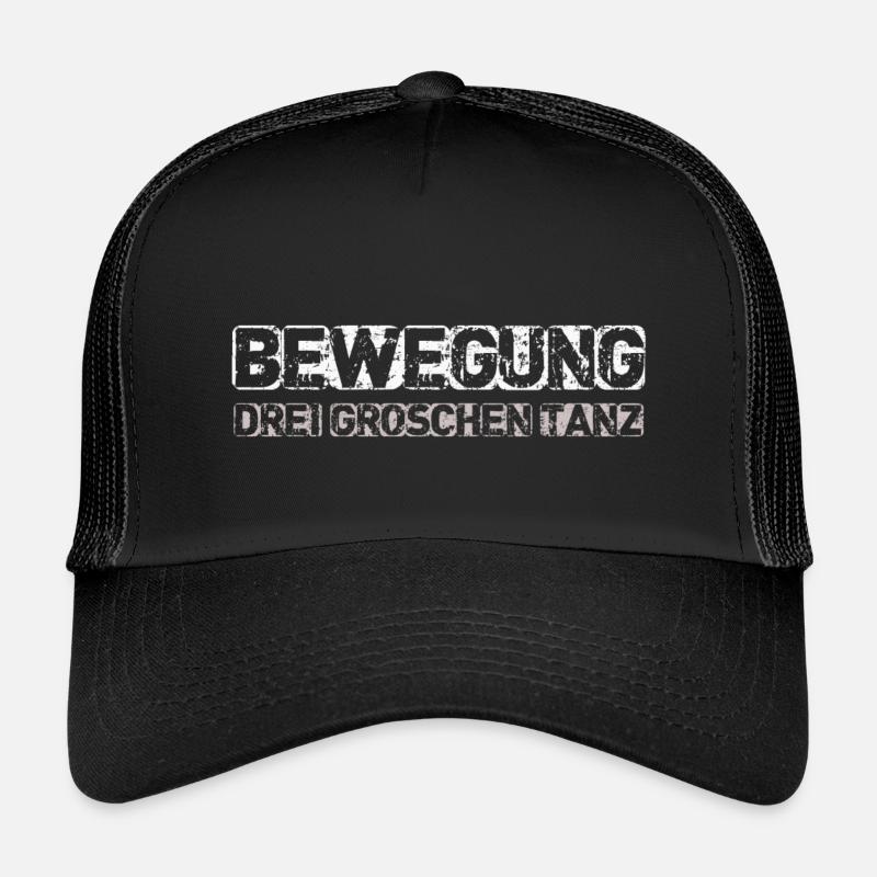 Drei Groschen Tanz - Kinder Trucker-Cap - Schwarz/Schwarz