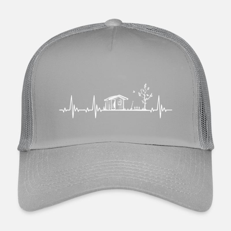 Kleingarten Gartenarbeit Gärtner Herzschlag Kinder Trucker-Cap